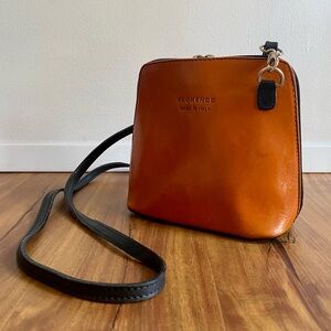 VTG Florence Italian Leather Mini Crossbody